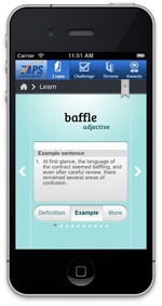 ZAPS College Vocabulary app